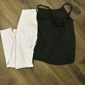 Black XS Athleta work out top